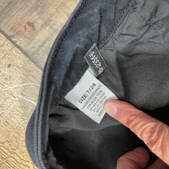 GOGO Black/Gray Wide Leg Jeans size 7/28 - Picture 4 of 5